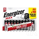 ENERGIZER MAX tartós elem (AA, LR06, 1.5V, alkáli) 10db/csomag
