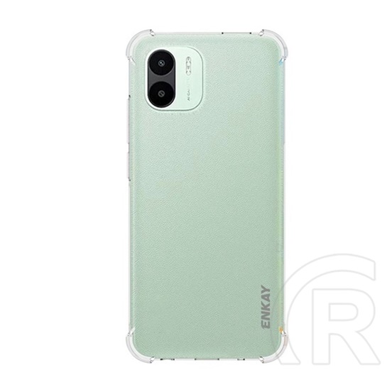 ENKAY Xiaomi Redmi A1 szilikon telefonvédő (közepesen ütésálló, légpárnás sarok) átlátszó