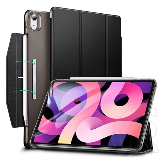 ESR ASCEND Apple IPAD Air 2020 (Air 4) tok álló (aktív Flip, TRIFOLD, Apple Pencil tartó) fekete