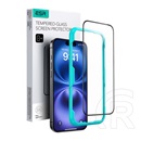 ESR Apple iPhone 16 Plus képernyővédő üveg (2.5d, 0.33mm, 9h + segédkeret) fekete