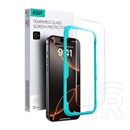 ESR Apple iPhone 16 Pro képernyővédő üveg (2.5d, 0.33mm, 9h + segédkeret) fekete