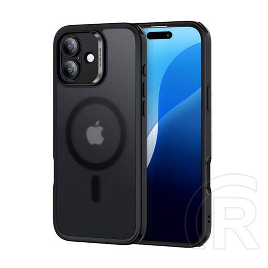 ESR Apple iPhone 16 classic hybrid szilikon telefonvédő (ütésállóság, légpárnás sarok, magsafe) fekete