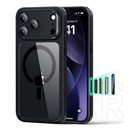 ESR Apple iPhone 17 Pro classic hybrid szilikon telefonvédő (ütésállóság, légpárnás sarok, magsafe) átlátszó/fekete