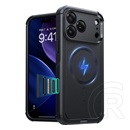 ESR Apple iPhone 17 Pro cyber halolock defender műanyag telefonvédő (erős ütésállóság, légpárnás sarok, magsafe) fekete