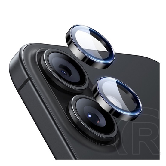 ESR Apple iPhone 17  armorite kameravédő üveg (2.5d, 9h, extra erős, csak lencse + segédkeret) fekete