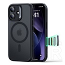 ESR Apple iPhone 17 classic hybrid szilikon telefonvédő (ütésállóság, légpárnás sarok, magsafe) fekete