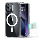 ESR Apple iPhone 17 classic hybrid szilikon védő (ütésállóság, légpárnás sarok, magsafe + képernyővédő üveg) átlátszó