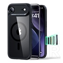 ESR Apple iPhone Air classic hybrid szilikon védő (ütésállóság, légpárnás sarok, magsafe + képernyővédő üveg) fekete