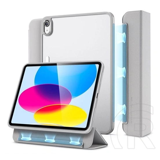 ESR Ascend Hybrid álló tok (bőrhatású, PC belső, aktív flip, oldalra nyíló, trifold, asztali tartó, mikroszálas bélés, ü