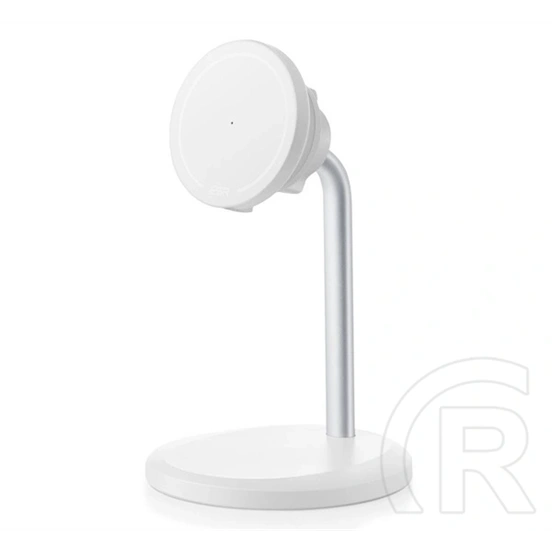 ESR HALOLOCK SHIFT hálózati töltőállomás Type-C aljzat (15W, wireless, mágneses, asztali tartó, fehér)