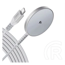 ESR HaloLock Qi2 asztali töltő Type-C (15W, vezeték nélküli, mágneses, ezüst)