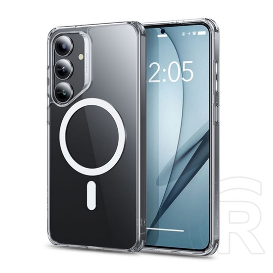 ESR Samsung Galaxy S25 Plus (SM-S936) ch halolock szilikon telefonvédő (ütésállóság, légpárnás sarok, magsafe) átlátszó