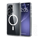 ESR Samsung Galaxy S25 Ultra (SM-S938) ch halolock szilikon telefonvédő (ütésállóság, légpárnás sarok, magsafe) átlátszó