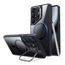 ESR Samsung Galaxy S26 Ultra (SM-S948) classic hybrid  (ütésálló, légpárnás sarok, kitámasztó, magsafe) átlátszó/fekete