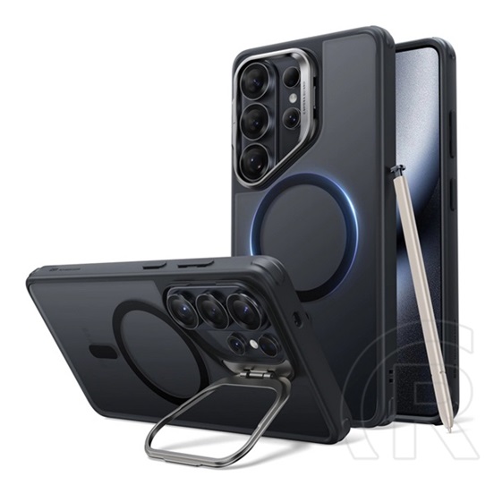 ESR Samsung Galaxy S26 Ultra (SM-S948) classic hybrid  (ütésállóság, légpárnás sarok, kitámasztó, magsafe) fekete