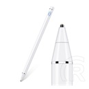ESR digital érintőképernyő ceruza (univerzális, aktív, kapacitív microusb, led jelzés) fehér