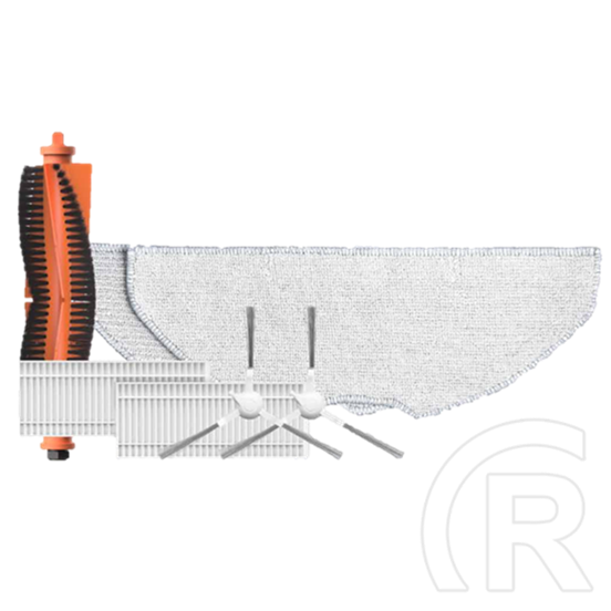 EZVIZ RE4P + RE5P + RE4CP robotporszívó gyári tartozék csomag (gördülő kefe, HEPA szűrő, oldalkefe, felmosó kendő)