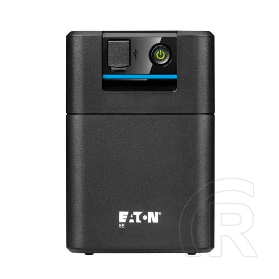 Eaton 5E700UD 5e Gen2 szünetmentes tápegység (700 VA, 360 W, 2 Schuko kimenet, line-interaktív, AVR, torony, fekete)