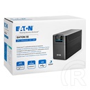 Eaton UPS 5E700UI (700 VA, 360 W, 2 Schuko aljzat, AVR, line-interaktív, torony, 1,5 m, fekete)