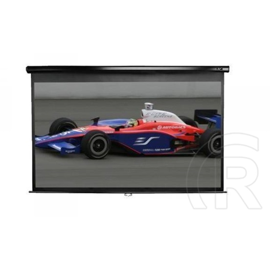 EliteScreen manuális fali vászon 120" (16:9, 266 cm x 149 cm, MaxWhite, 1.1, fekete váz)