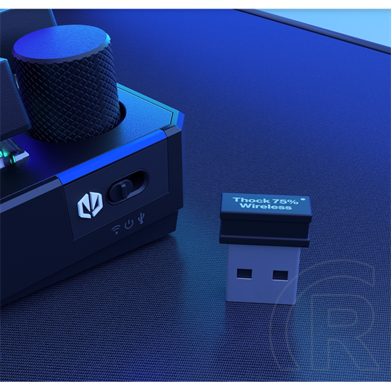 Endorfy Thock Kailh Box Black Switch RGB Gaming Mechanical Billentyűzet (HU, USB, fekete)