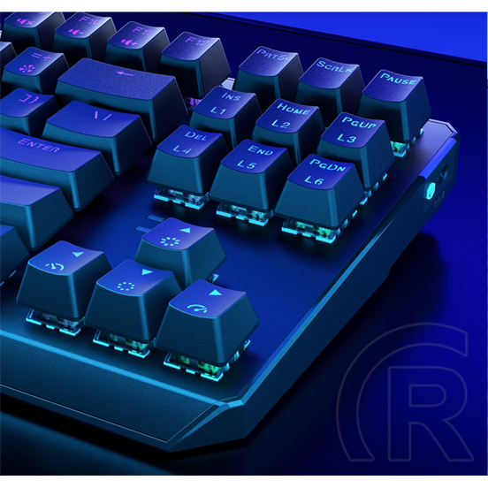 Endorfy Thock Kailh Box Red Switch RGB Gaming Mechanical Wireless Billentyűzet (HU, USB, fekete)