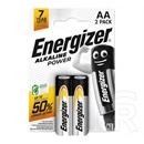 Energizer alkaline power tartós elem (aa, lr6, 1.5v, alkáli) 2db/csomag