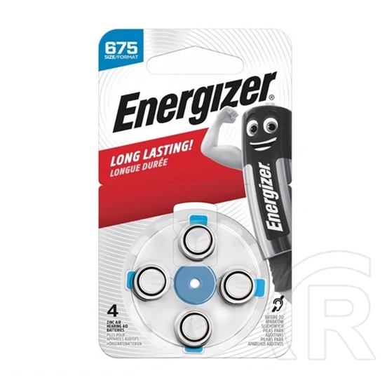 Energizer elem (za675, pr44, 1.4v, cink-levegő, hallókészülékhez való) 8db/csomag