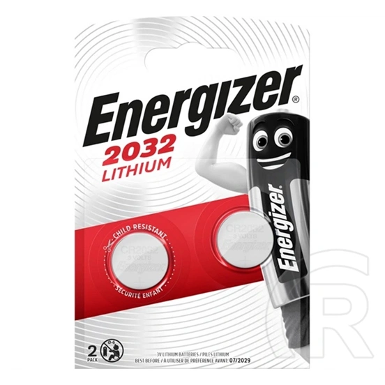Energizer gombelem (cr2032, 3v, lítium) 2db/csomag
