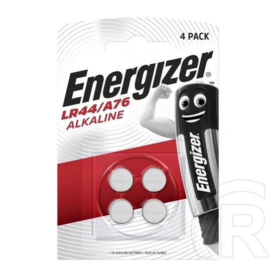 Energizer gombelem (lr44/a76, 1.5v, alkáli) 4db/csomag