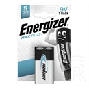 Energizer max plus tartós elem (6lr61, 9v, alkáli) 1db/csomag