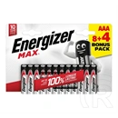 Energizer max tartós elem (aaa, lr03, 1.5v, alkáli) 12db/csomag