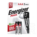 Energizer max tartós elem (aaa, lr03, 1.5v, alkáli) 2db/csomag