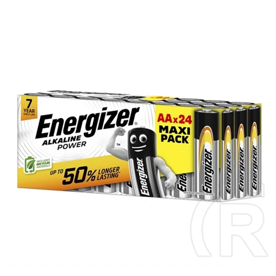 Energizer power tartós elem (aa, 1.5v, alkáli) 24db/csomag
