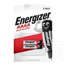 Energizer tartós elem (aaaa, lr61, 1.5v, alkáli) 2db/csomag