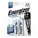 Energizer ultimate lithium tartós elem (aa, lr06, 1.5v, lítium) 2db/csomag