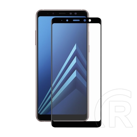 Enkay Samsung Galaxy A8+ (2018) képernyővédő üvegfólia (fekete)
