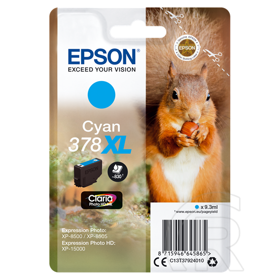 Epson Patron 378XL (cián)