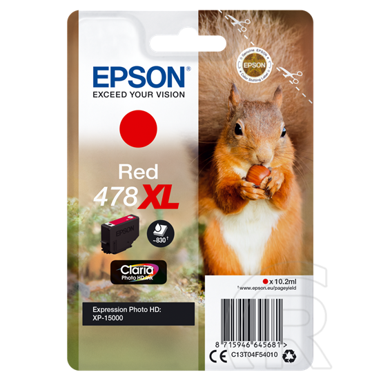 Epson Patron 478XL (piros)