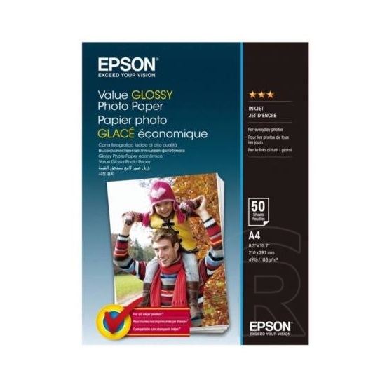 Epson Value fényes fotópapír A4 50 lap