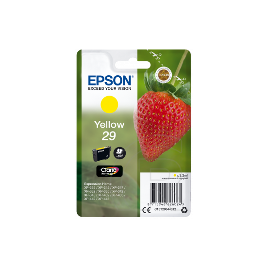Epson patron No. 29 (sárga)