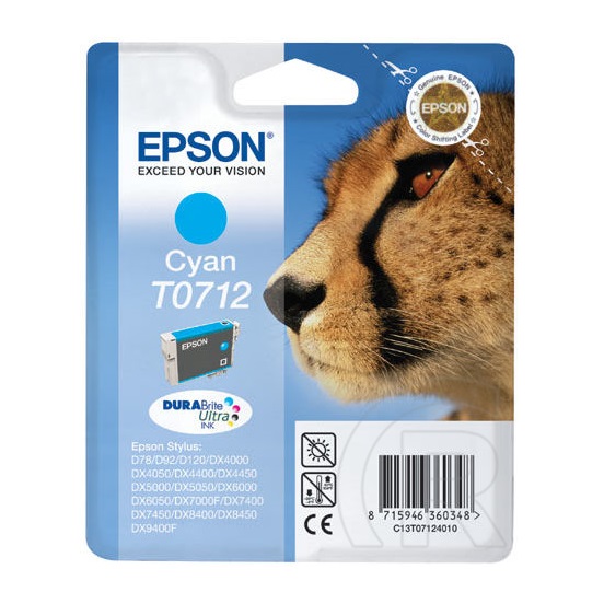 Epson patron T0712 (ciánkék)