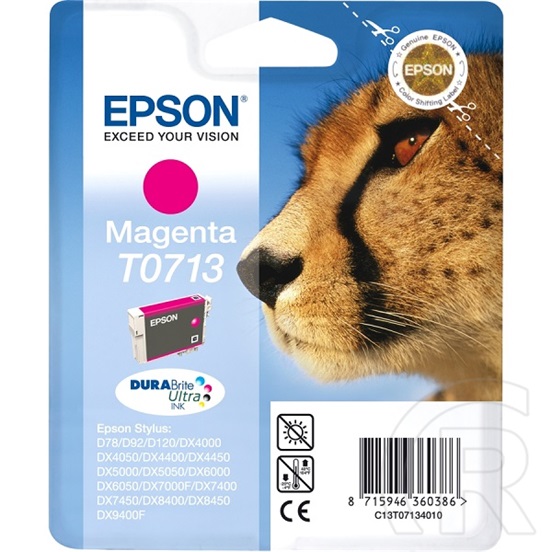 Epson patron T0713 (bíborvörös)