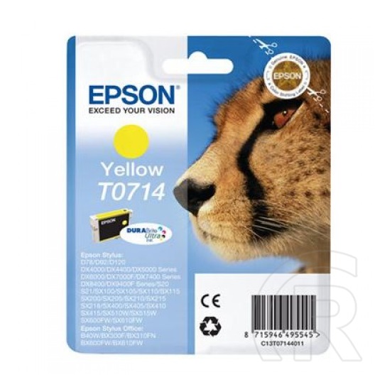 Epson patron T0714 (sárga)