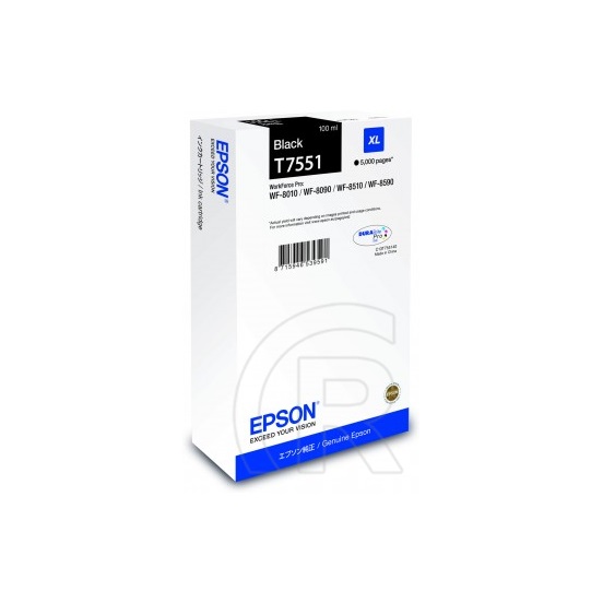 Epson patron T7551 XL (fekete)