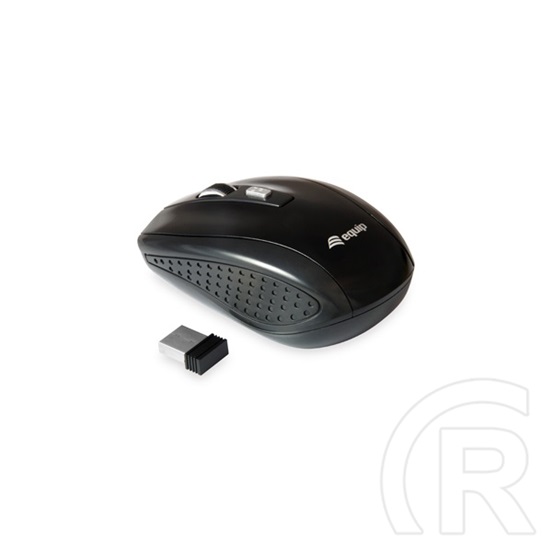 Equip-Life 245104 cordless optikai egér (USB, fekete)