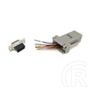 Equip Átalakító (DB9 to RJ45, F/F)