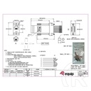 Equip Átalakító (DB9 to RJ45, F/F)