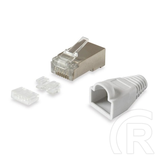 Equip CAT6 RJ45 dugó, árnyékolt, 100 db