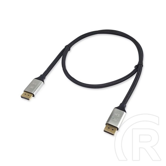 Equip DisplayPort (M) - Displayport (M) PREMIUM kábel (1.4, 8K/60Hz, 1m, fekete)